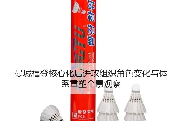 曼城福登核心化后进攻组织角色变化与体系重塑全景观察